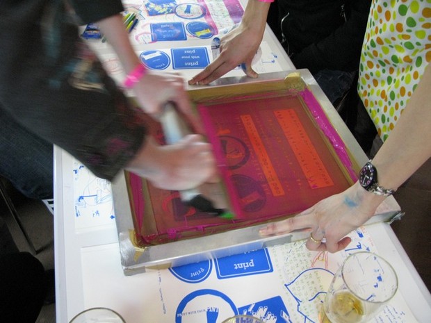 Fra avrundingen av Borealis 2009: Live bokinnbinding